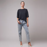 Vintage blue- styled with Rocky tee