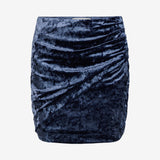 SHINE SKIRT VELOUR