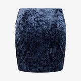 SHINE SKIRT VELOUR